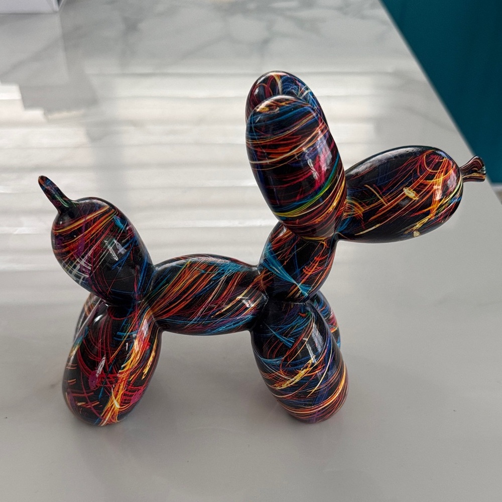Colorful Balloon Dog Sculpture